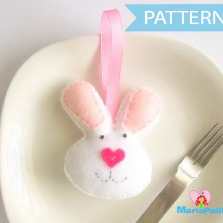 Bunny Pattern, Bunny head Rabbit pattern A323 PDF Sewing pattern
