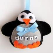 Christmas Penguin Pattern, Penguin Christmas Ornament , Felt Penguin Pattern,Pdf Sewing Pattern , Instant Download A804