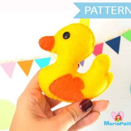 Duck Pattern, Baby Duck Pattern,  Rubber Ducky Pattern, Children's Toy Sewing Pattern, Baby Toy Pattern Instant Download A728