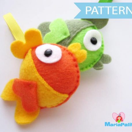 Fish Sewing Pattern ,PDF instant download A199