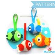 Fish Sewing Pattern ,PDF instant download A199