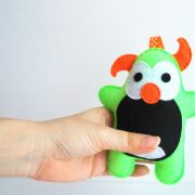 Monster Pattern, Cute Felt Plush sewing pattern, Instant Download A777