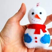 Snowman Pattern, Snowman Sewing Pattern, Snowman Chrstmas Ornament, Felt Snowman Pattern, Pdf Pattern, Felt Christmas Ornament A773