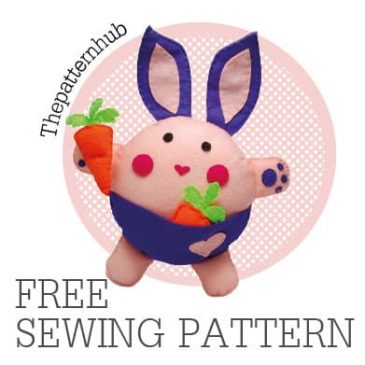 Free Felt Bunny Sewing Pattern